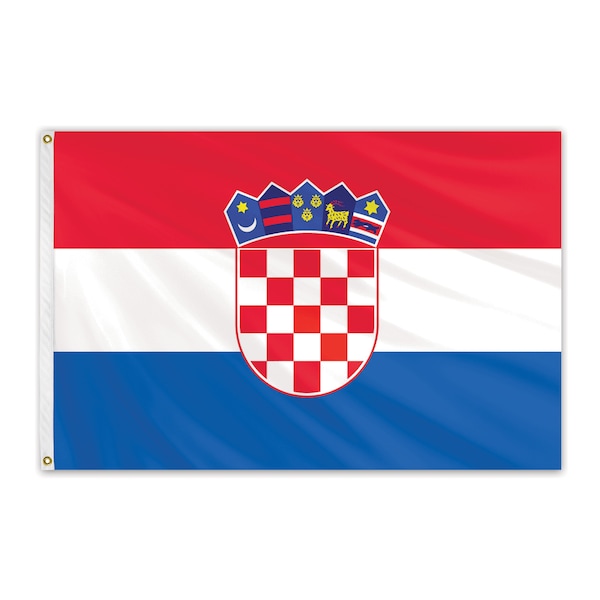 Global Flags Unlimited Croatia Outdoor Nylon Flag 6'x10' 203394